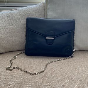 Banana Republic Black Envelope Clutch Bag